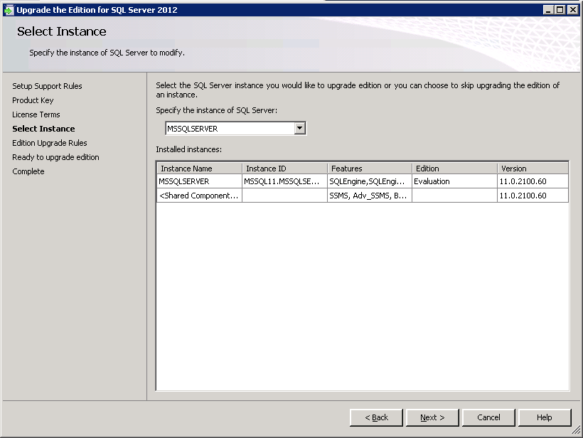 Upgrading from sql server 2012 evaluation edition mssqlgirl