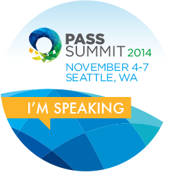 I'm Speaking at PASS Summit 2014